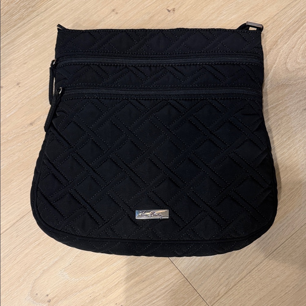 Vera Bradley Black Quilted Crossbody Bag